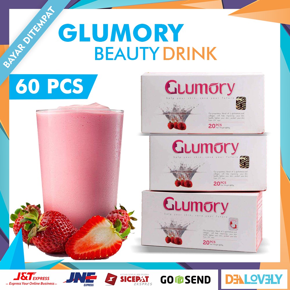 GLUMORY COLAGEN DRINK Suplemen Kecantikan Pembersih Wajah Minuman Kolagen Colagen Perawatan Wajah