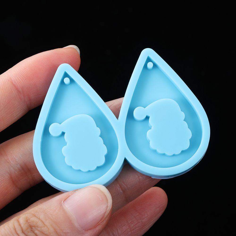 Solighter Anting Cetakan Resin DIY UV Epoxy Menjuntai Crystal Resin Silicone Mold