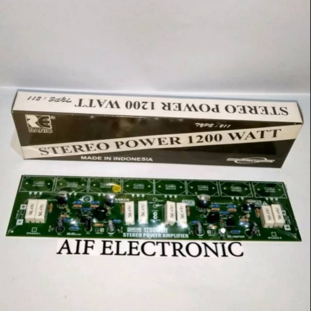 Kit Driver Power Amplifier 1200W Stereo