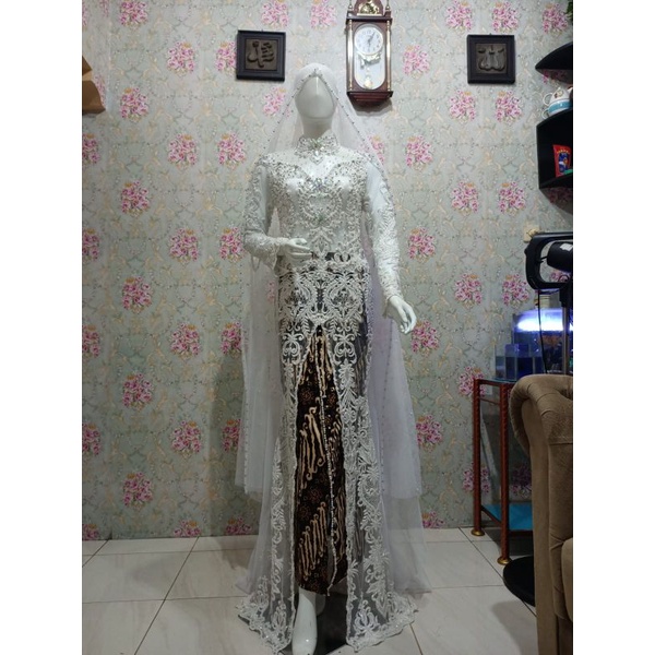 KEBAYA PENGANTIN AKHAD FULL PAYET