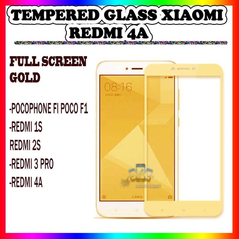 TEMPERED GLASS XIAOMI POCOPHONE F1 POCO F1 REDMI 1S REDMI 2S  XIAOMI REDMI 3 PRO REDMI 4A  ANTI GORES KACA TEMPER GLASS XIAOMI