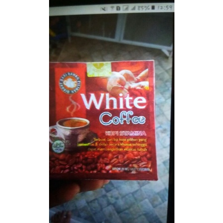 

white coffe asli isi 10 sachet