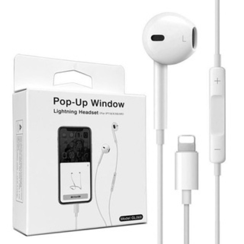 Hf Handsfree Headset Ip X/ XS/ XR/ Max Konek Bluetooth Pop Up Window