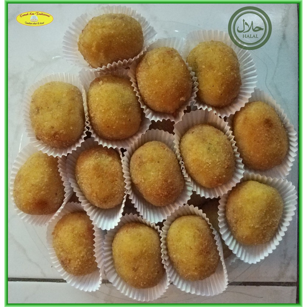 

Kue Kroket Kentang Snack Camilan Halal Sehat Lezat dan Tanpa Pengawet by Oemah Kue Tradisional