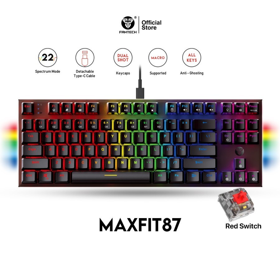 Keyboard Fantech MAXFIT 87 MK856