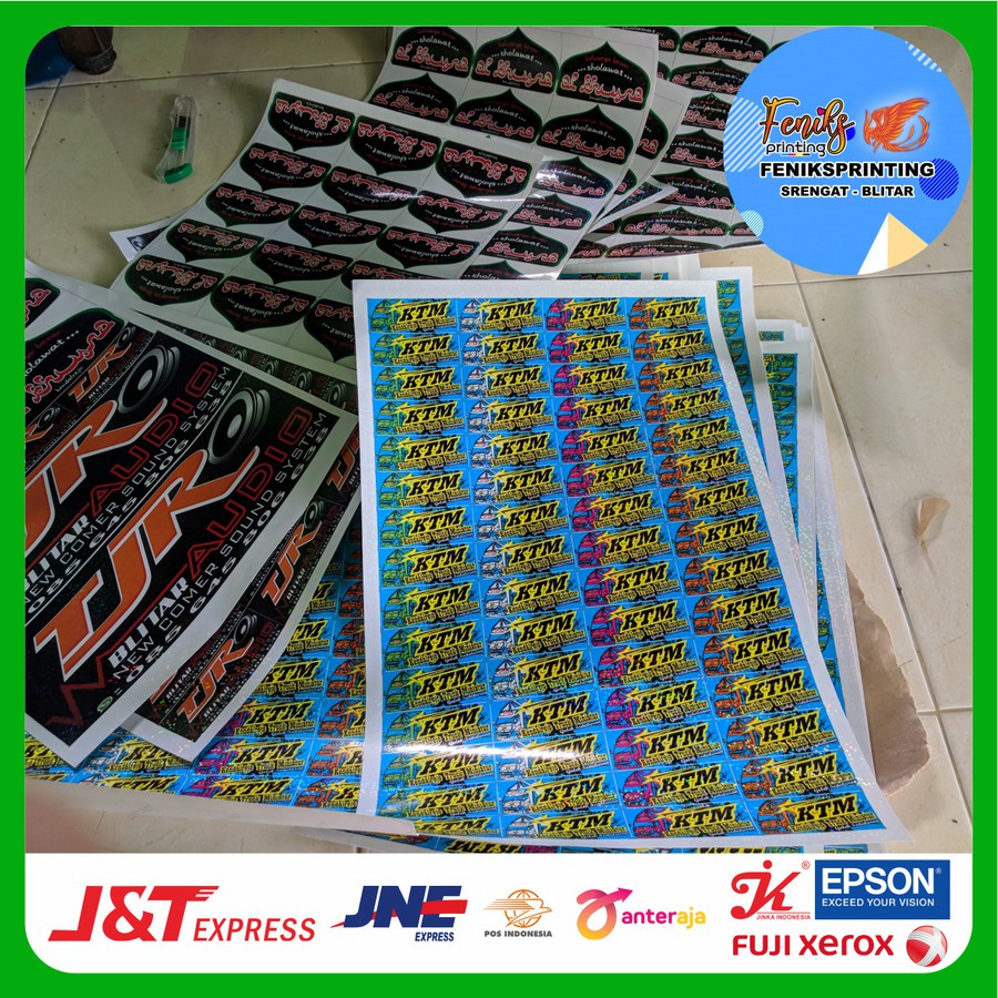 

Cetak Stiker Vinyl Susu / Transparan A3+