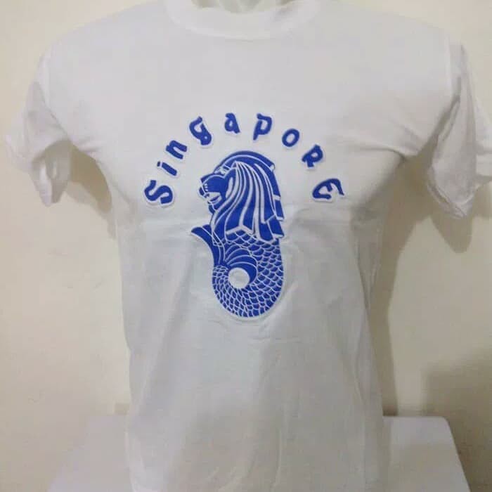 Kekinian kaos oblong singapore/souvenir kaos singapore