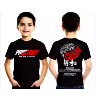 KAOS ANAK DISTRO SUNMORI PROSTREET YINYANG USIA 6-10 TAHUN/KAOS ANAK PROSTREET TERBARU
