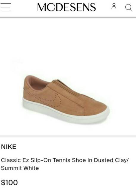 nike ez slip on tennis shoe