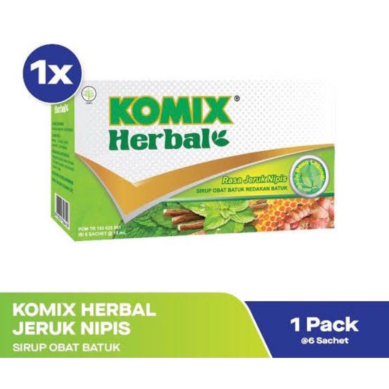 KOMIX HERBAL SACHET 6PCS