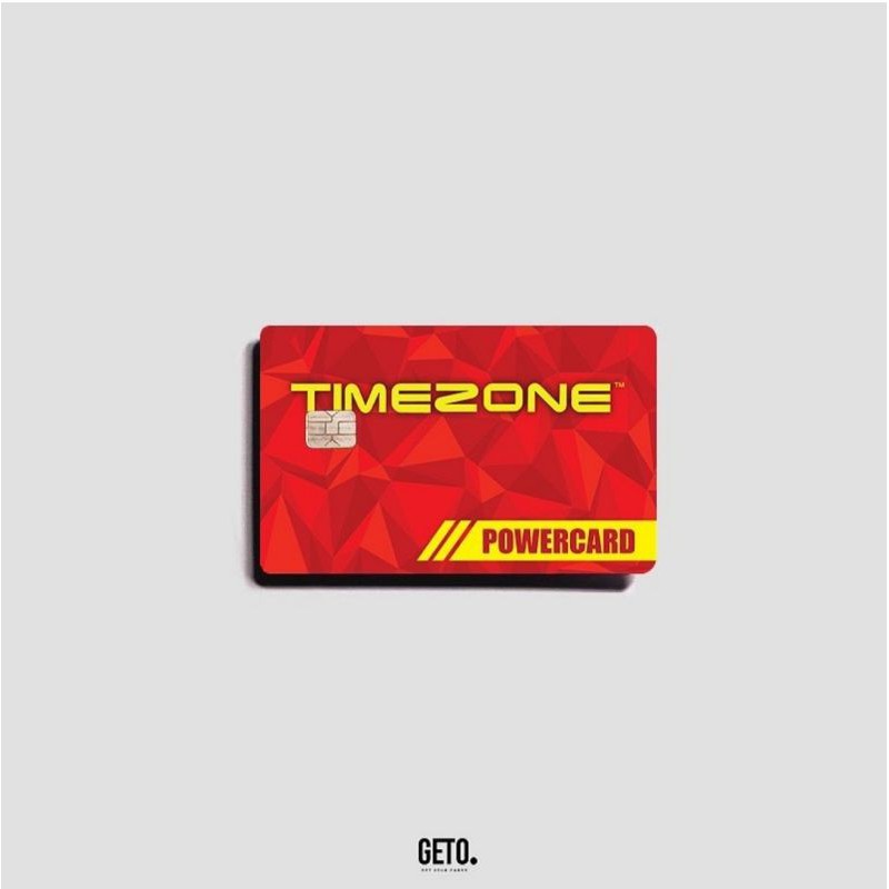 Timezone Card / Debit Card Sticker / GETO CARDS BALI