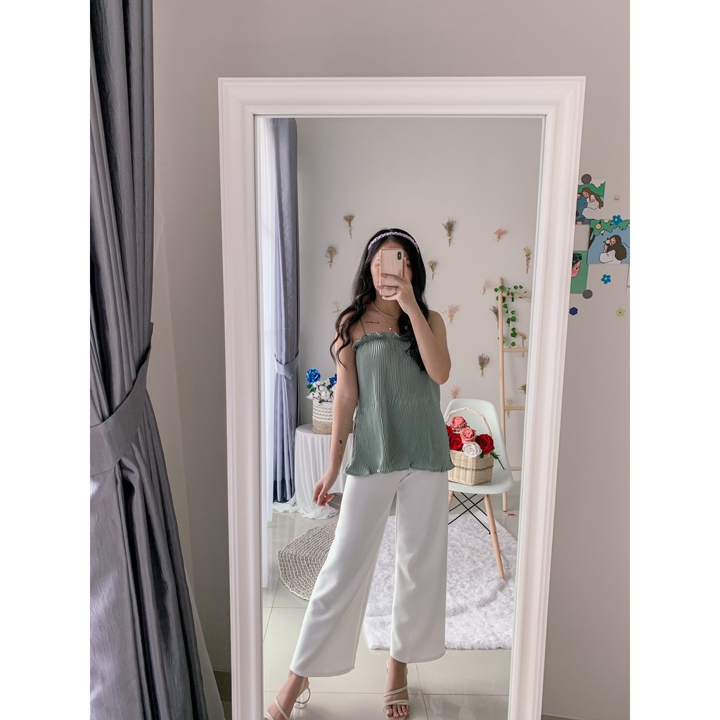 Sweet Berry - Petite Kulot / Celana Kulot Panjang Bahan Scuba-3