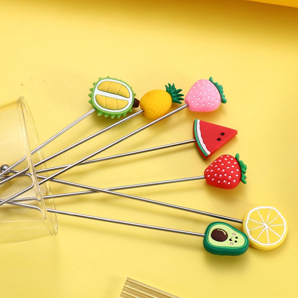 Solighter Mixing Sticks Stainless Steel Sendok Restoran Barware