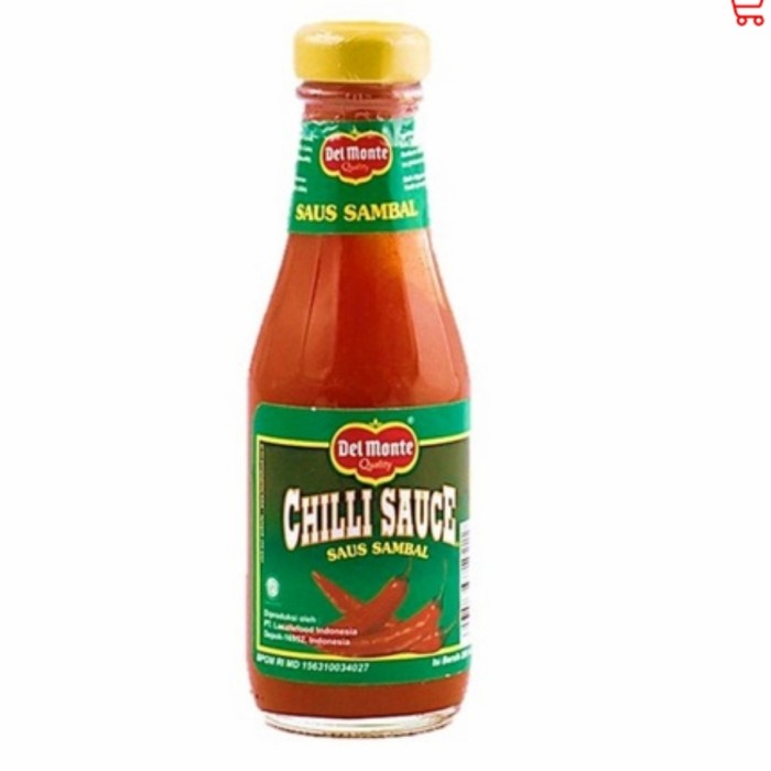 makanan delmonte saos sambal botol 200ml