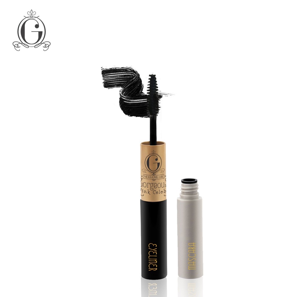 Monsoon - Madame Gie Gorgeus Wink Celebs Mascara Eyeliner 2 in 1 - MakeUp Waterproof