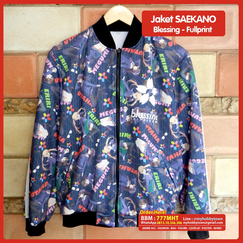 Jaket Sukajan Saekano Full Print