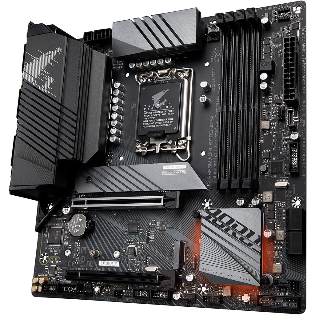 AORUS B660M AORUS PRO DDR4, LGA1700, 4 DIMMs, PCIe 4.0, Q-Flash Plus, USB 3.2