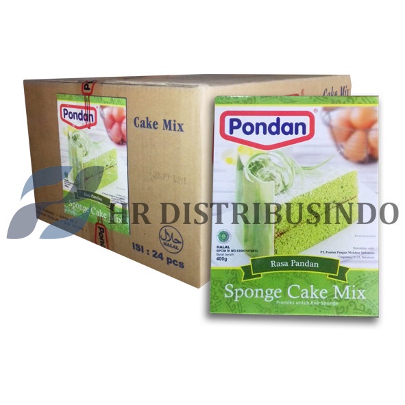 

PONDAN Sponge cake mix rasa pandan 400 Gram