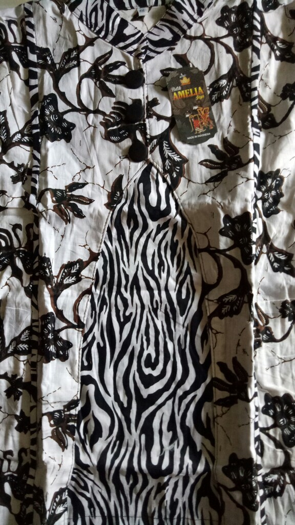 Blus Shiella Baju Batik Wanita Atasan Kasual Modern Katun