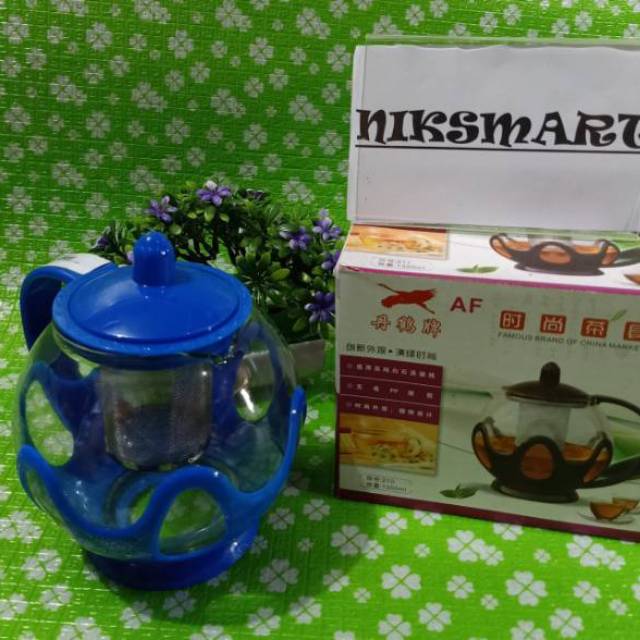 Tea Pot Kaca / Teko Teh Kaca / Teko Kopi Kaca / Coffee Pot Kaca