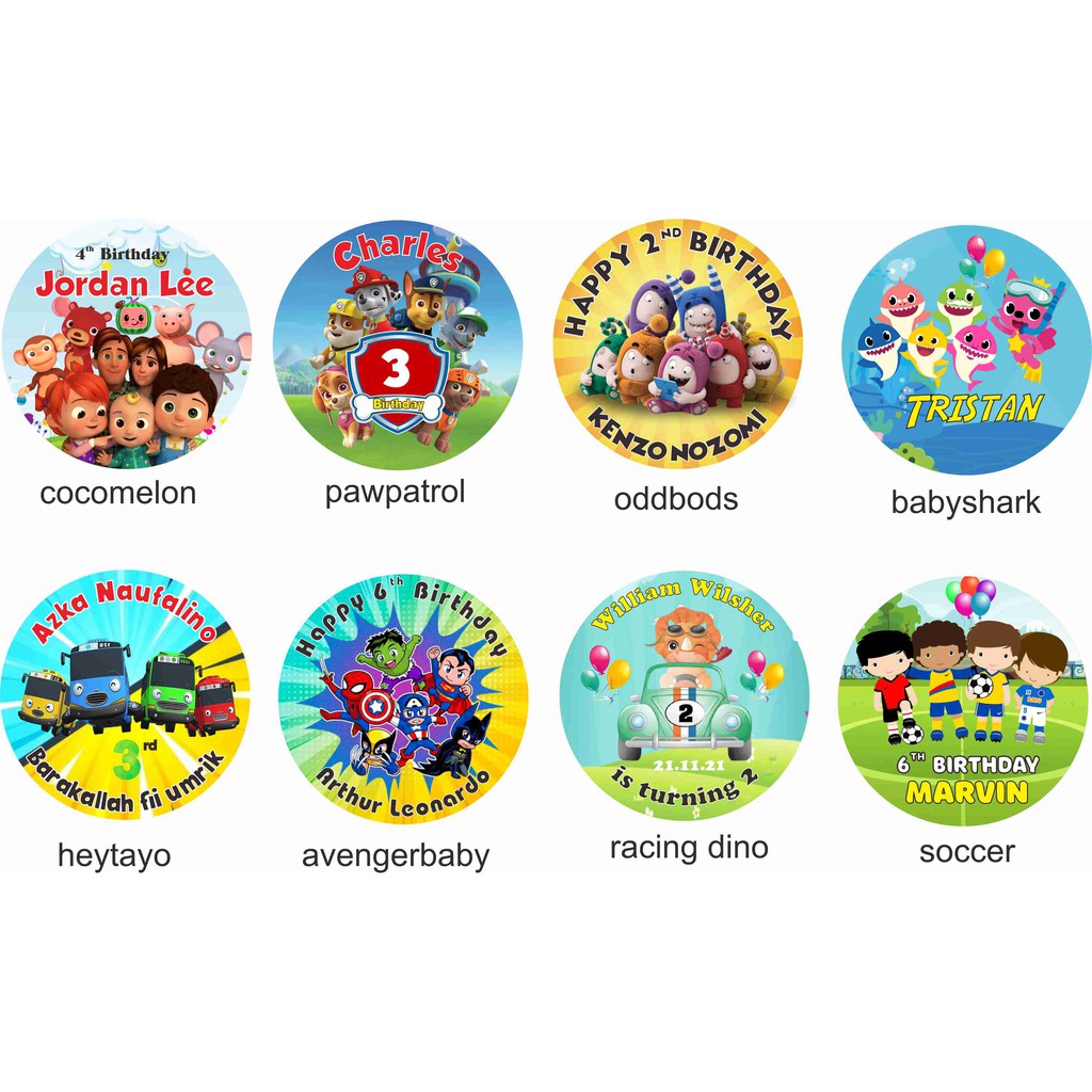 

STIKER BULAT GOODYBAG/ULANG TAHUN
