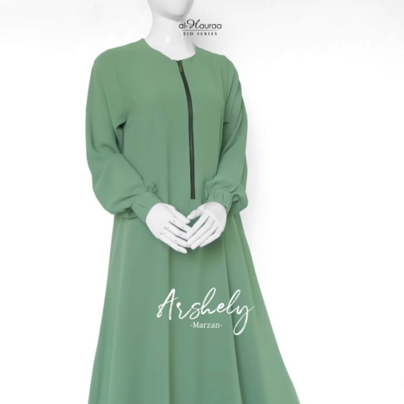 Al Haura Arshely Gamis Marzan Abaya Wanita