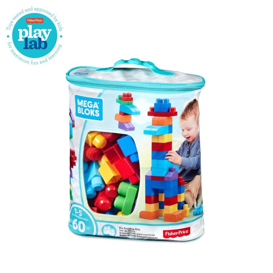 FISHER PRICE BIG BUILDING BAG CLASSIC (60) MR010907/DCH55