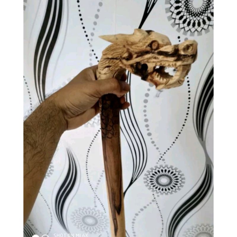 Tongkat bidara ukir naga tongkat bidara arab tongkat katu bidara asli