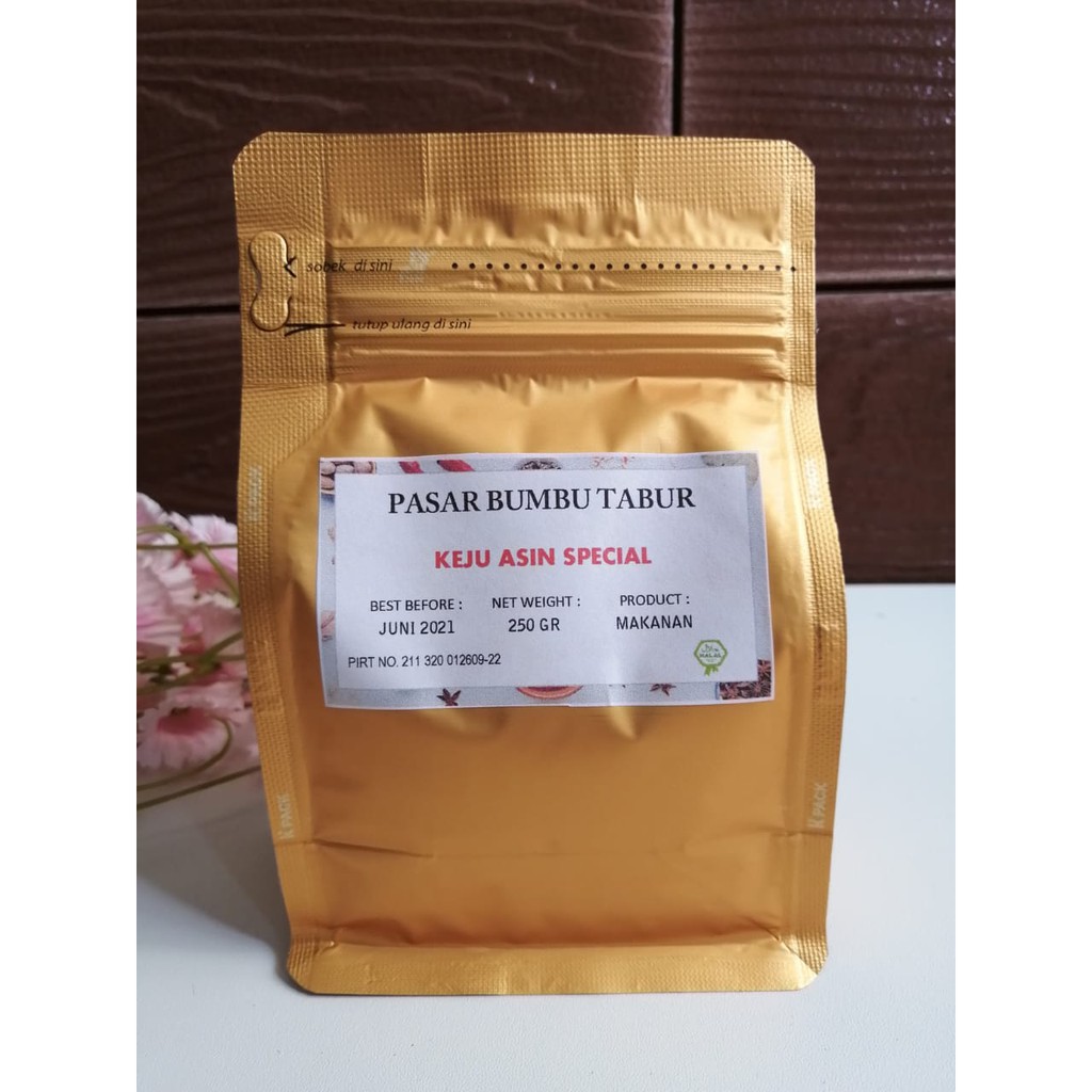 

BUMBU TABUR KEJU ASIN SPECIAL 250 GRAM BUBUK MAKANAN SERBAGUNA ENAK MURAH HALAL