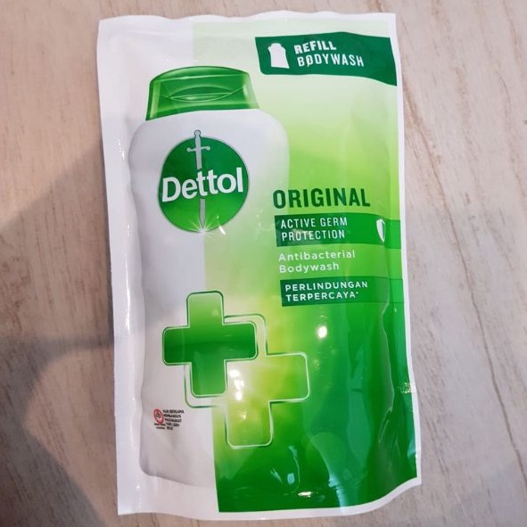 ORIGINAL DETTOL BODY WASH ORIGINAL 410 G / SABUN MANDI CAIR REFILL DETTOL ORIGINAL 410 GR