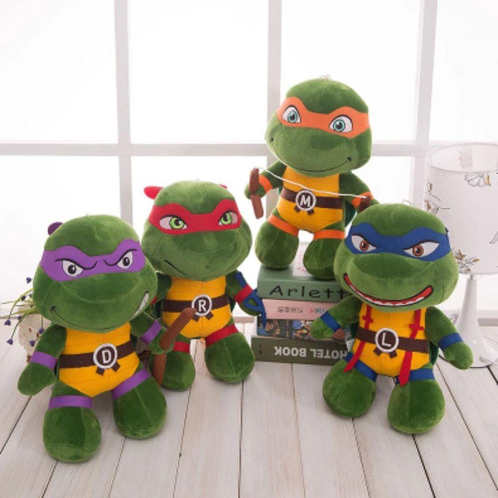 Needway Ninja Turtles Kawaii Lucu Lembut Mainan Anak Hadiah Donatello Anime Boneka Plush Doll Boneka Mainan
