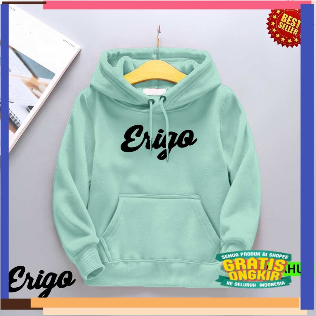 Anak Tk SD SMP PAUD Hoodie Anak Laki Laki Perempuan / Hodie BEST SELLER Erigo Anak Usia 2 3 4 5 6 7 