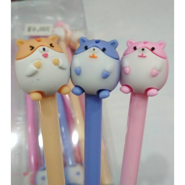 

Pulpen Gel karakter Hamster lucu