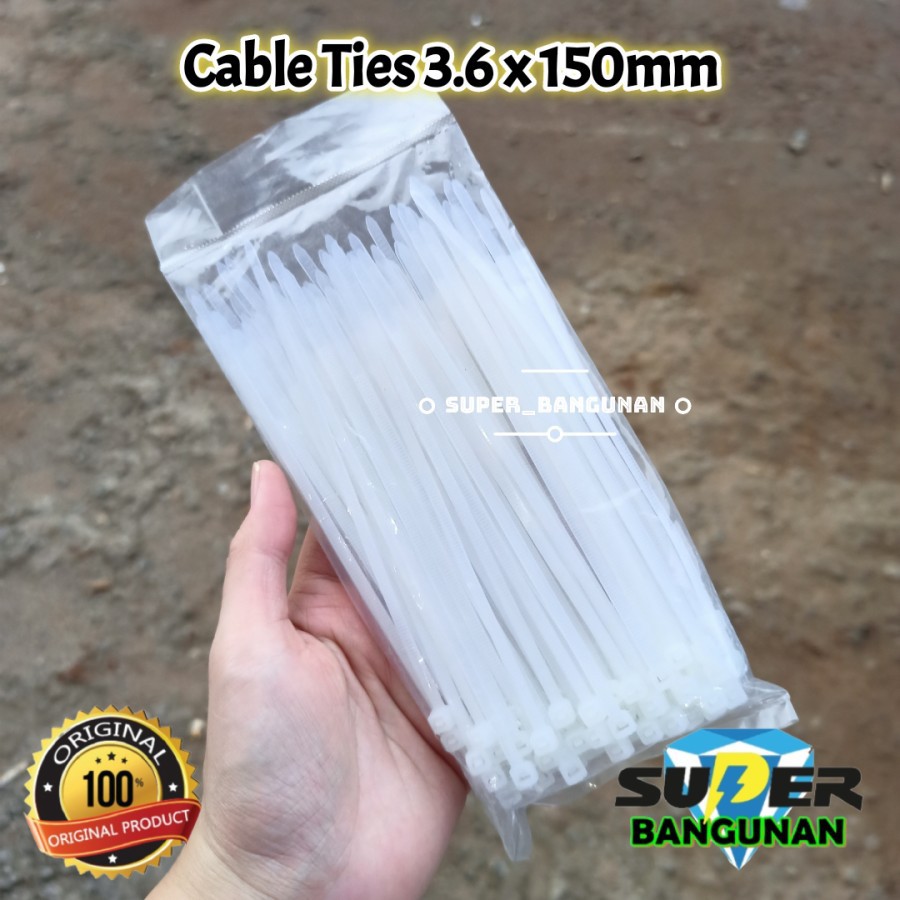 Cable Ties/Kabel Ties 3.6 x 150mm