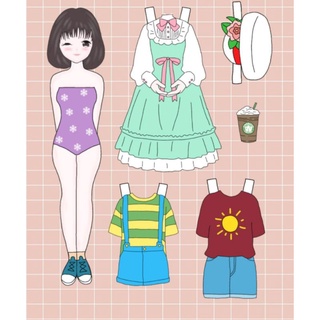 Jual Bp Bpan Bepean Mainan Orang Orangan Paper Doll Mainan Kertas