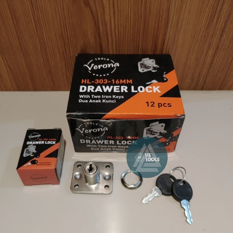 Kunci Laci lemari loker  101 16 mm 16mm drawer lock