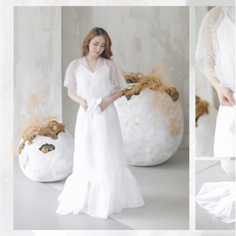𝙏𝙪𝙩𝙪𝙡𝙡𝙚 Marrie Robe WEDDING ROBE KIMONO PENGANTIN