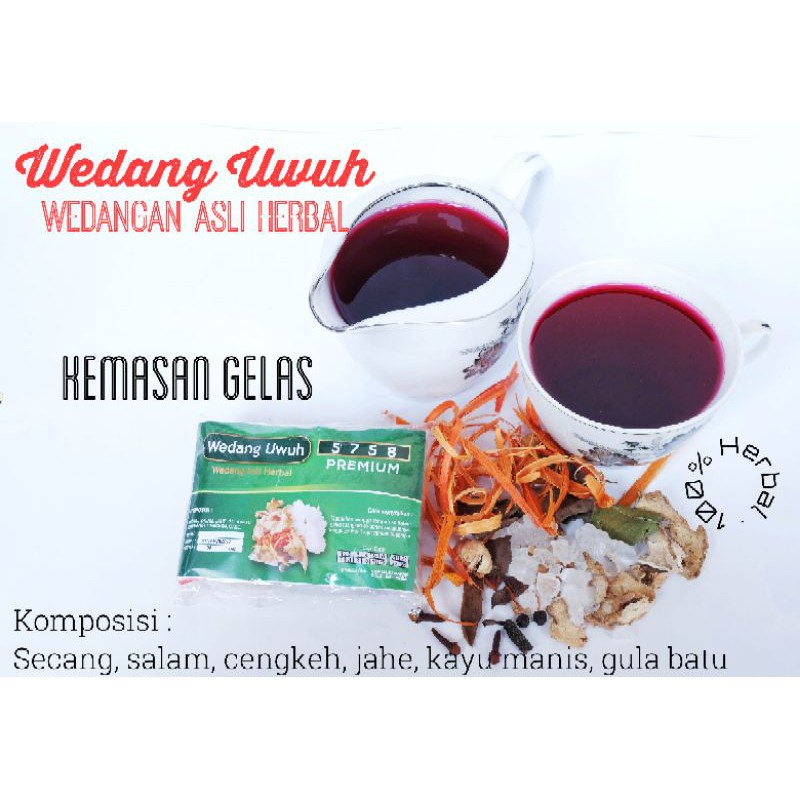 

Paket Wedang Uwuh Premium plus Gula Batu Siap Seduh Isi 10 bungkus