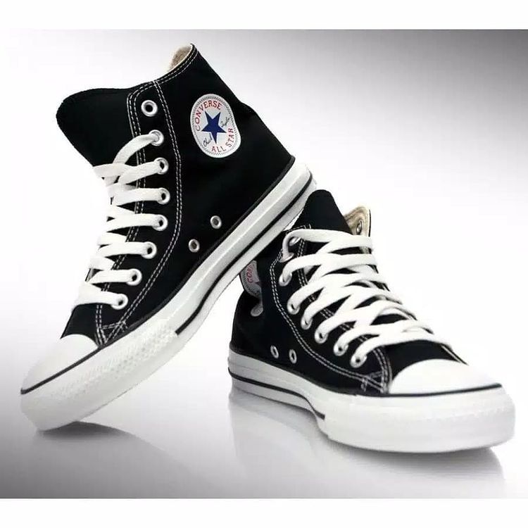 SEPATU CONVERSE 70S HIGH ALL STAR  WANITA PRIA SNEAKERS SEKOLAH HITAM PUTIH