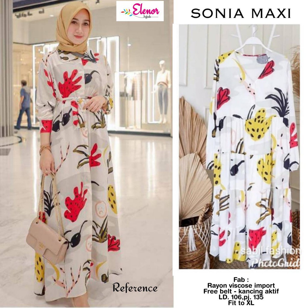 SONIA MAXI Dress Gamis by ELENOR