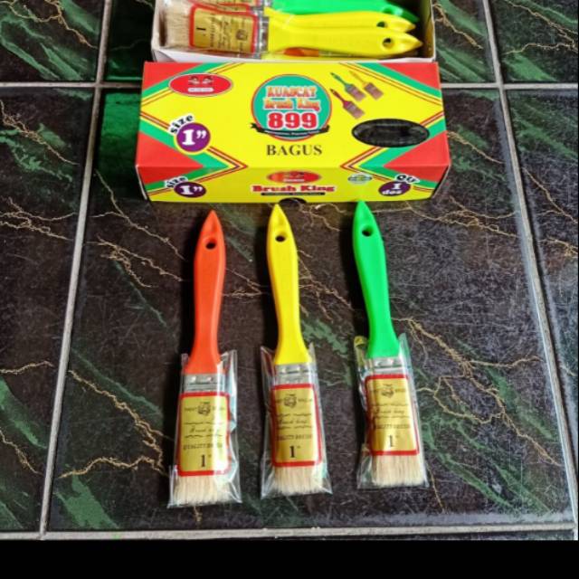 

kuas kue / kuas cat / brush king 899 / Bagus /1 inchi