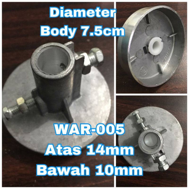 TIANG AS - PULLY AS DINAMO PENGERING MESIN CUCI WAR-005 10/14 ∅ 7.5CM