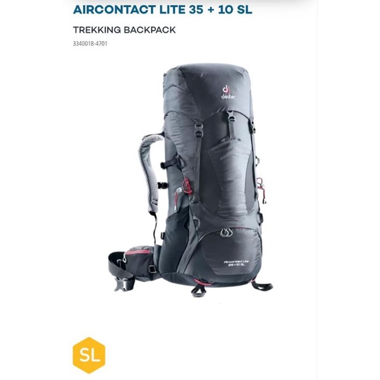 deuter Aircontact Lite 35+10SL / 40+10 / 45+10SL / 50+10