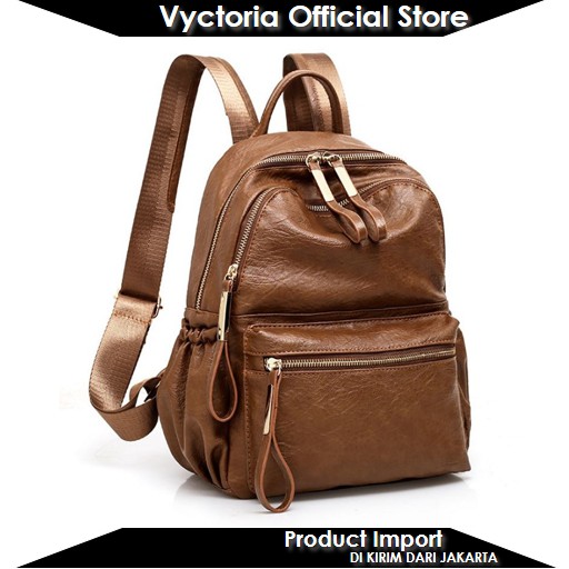 (COD) Vyctoria VOS0224 Tas Ransel Wanita Backpack Multifungsi Import Promo EL6043 LT1501 BQ2236 BTH0224 GT1364 CR7060 1501 2236 6043 1364 0224 7060