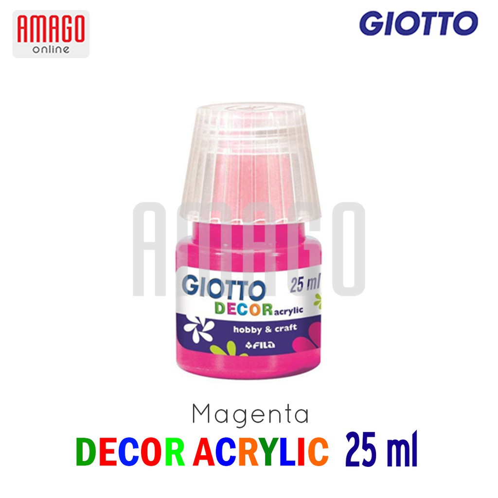 GIOTTO Decor Acrylic Cat Akrilik Dekorasi 25 ml - warna Magenta - 538110