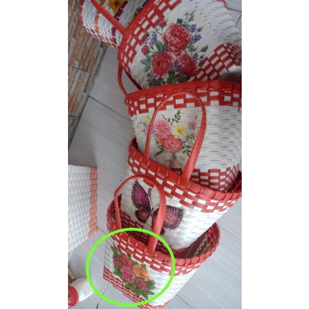 tas anyaman / tas parcel lebaran / hajatan