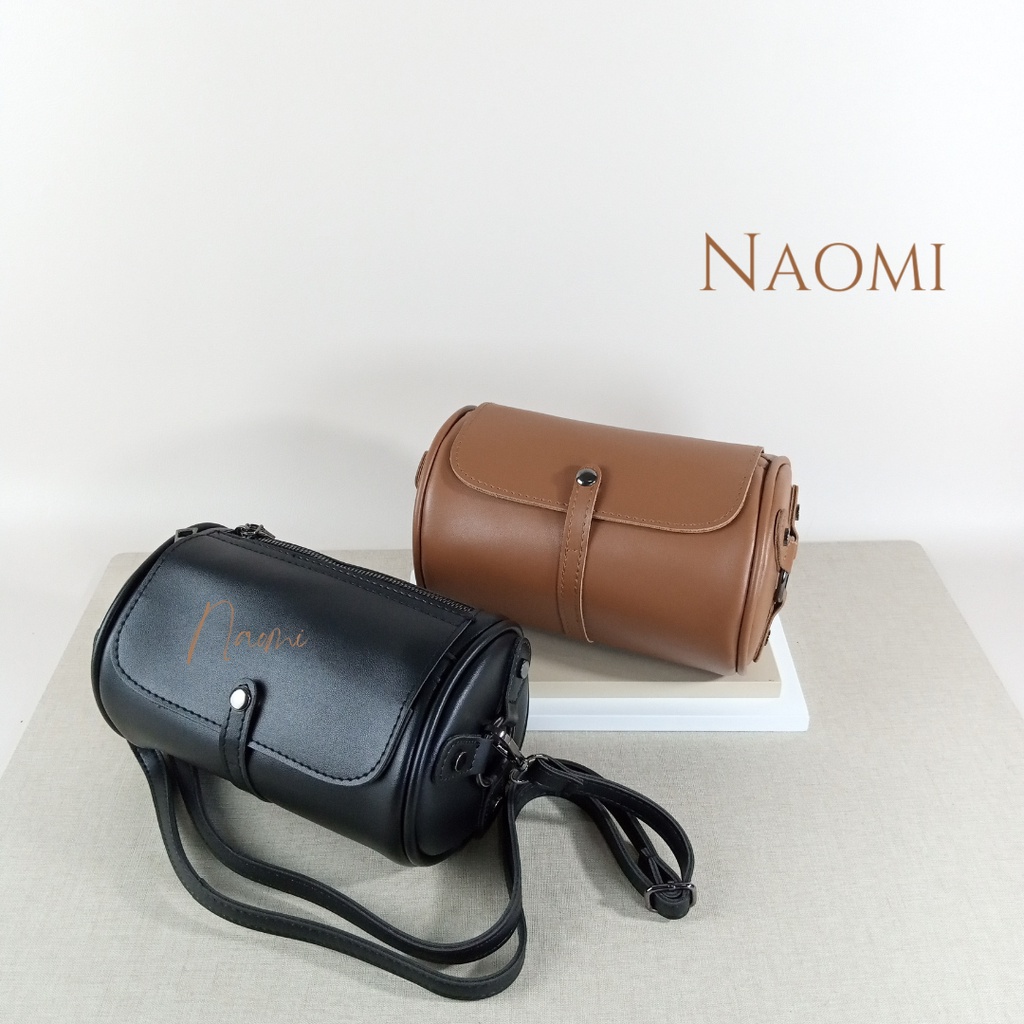 NAOMI - Lauren Shoulder Bag Import - Tas Fashion Wanita - Tas guling - Pillow Bag - Tas Kulit Wanita -  Tas Selempang Kulit Wanita - Tas Wanita - Tas Naomi - Naomi Bag