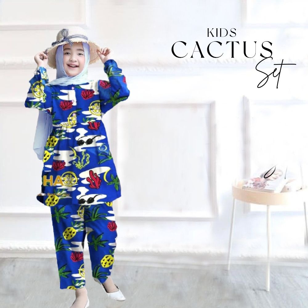 FASHION ANAK SETELAN CACTUS KIDS DMR