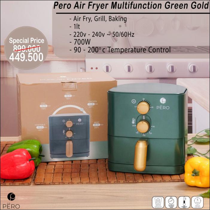 PERO MULTIFUNCTION AIR FRYER - GREEN GOLD