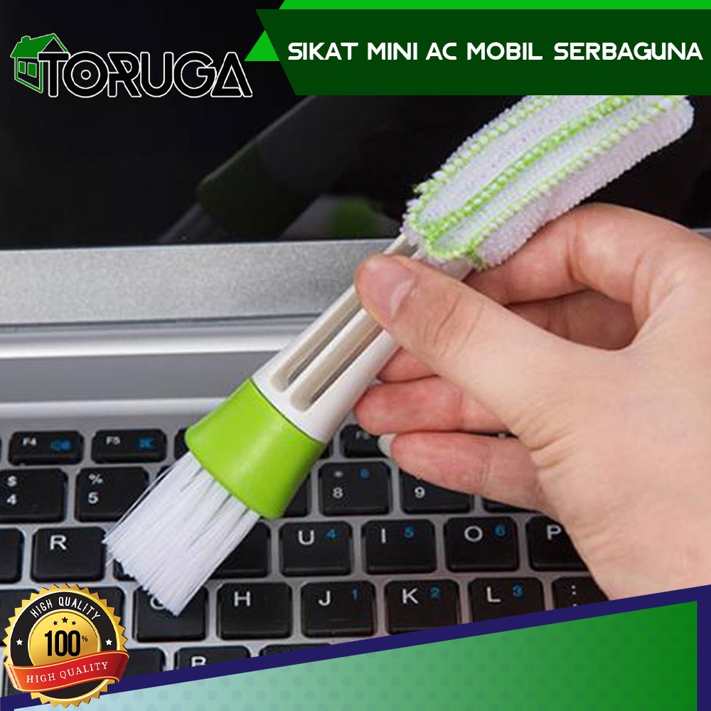 Sikat Kecil Mini Cleaner Pembersih Kisi Interior Sela AC Ventilator Mobil Jendela Keyboard PC Kipas